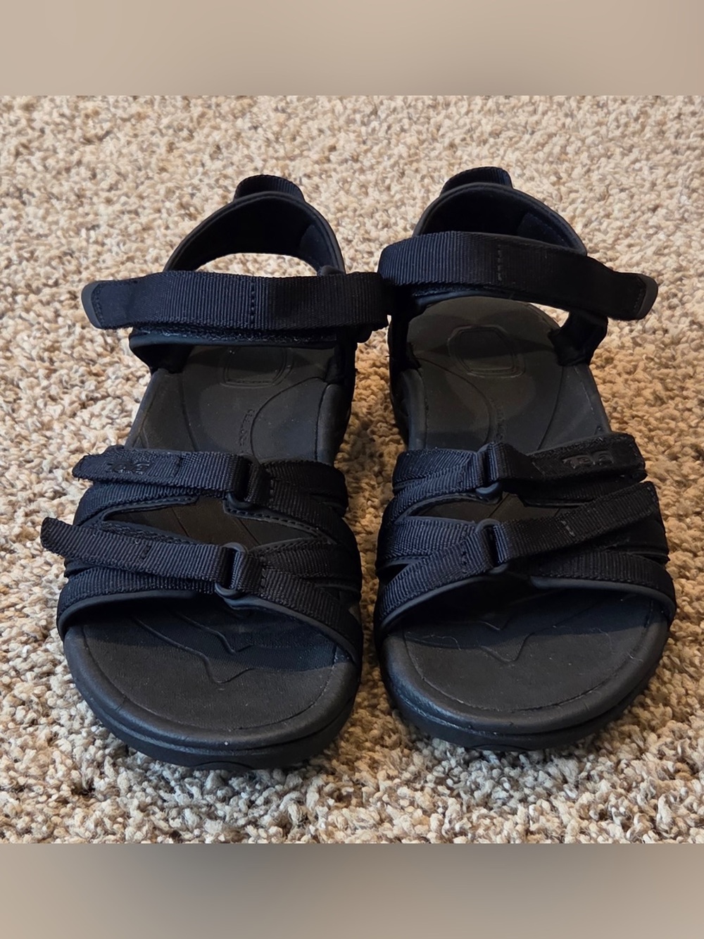 NEW Women’s Teva Black Tirra Water Sport Sandal Size 7